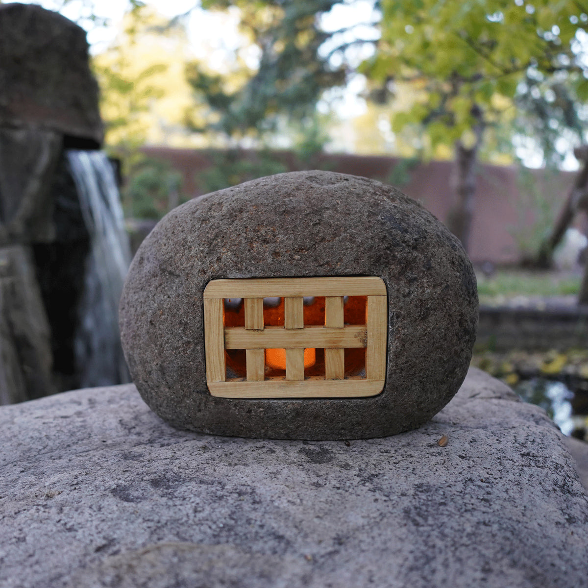 Ishi Lantern with light wood window side  image 6 of 7