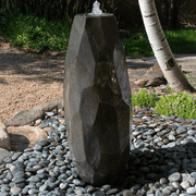 Lithic Fountain carved from andesite