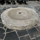Colossal Antique Millstone in beige granite