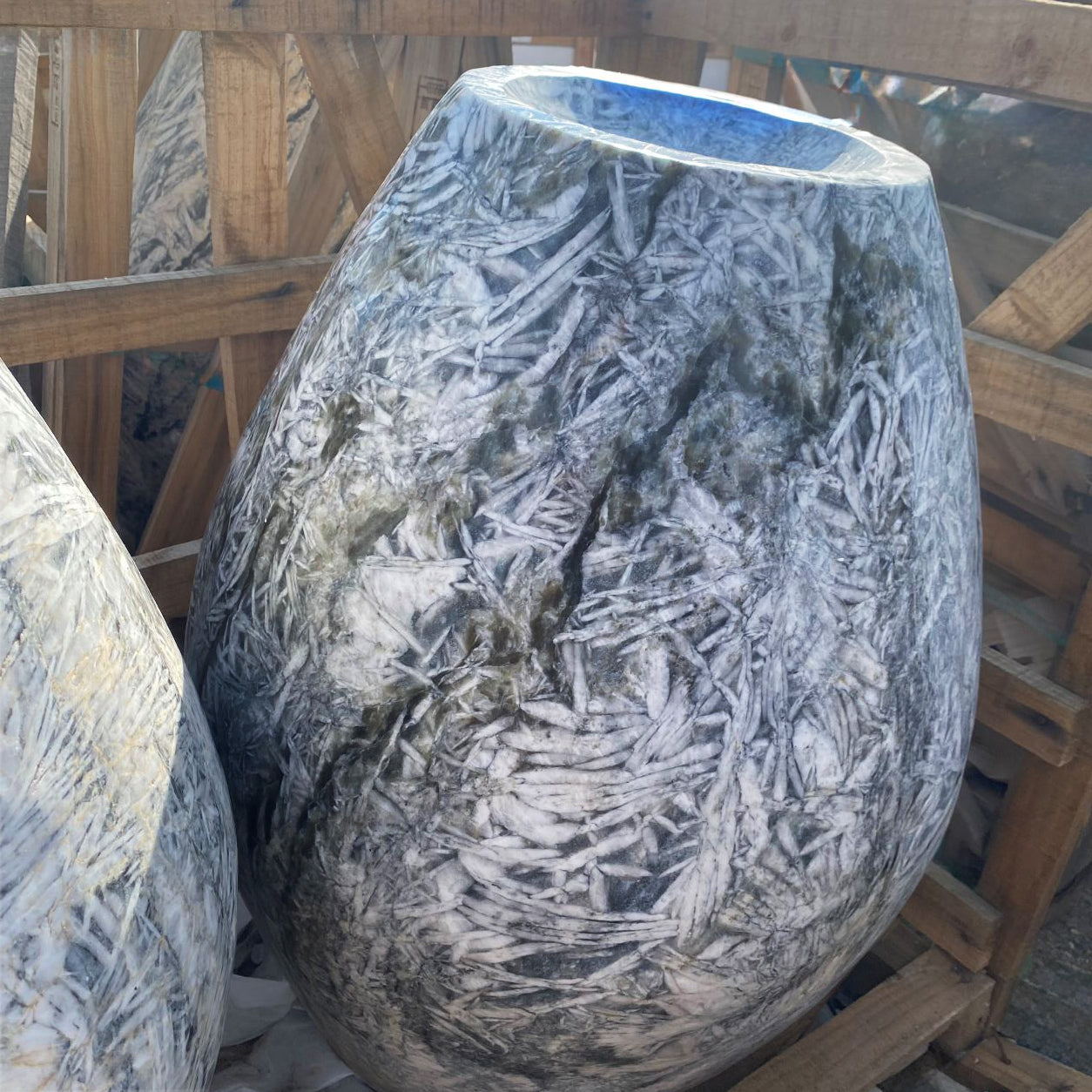 bamboo marble bulb fountain