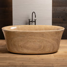 Calma Bathtub carved from  a solid block of onyx