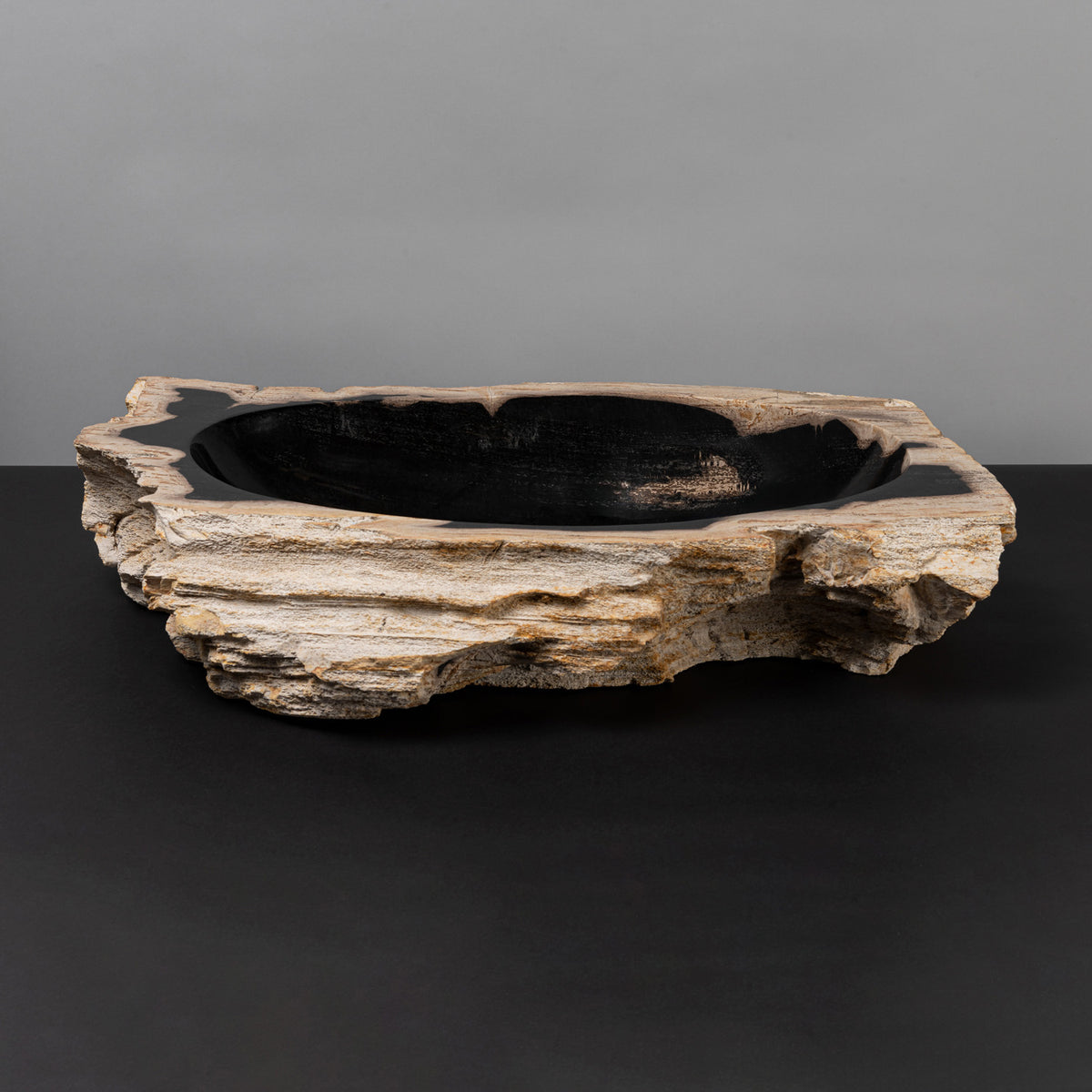 PETRIFIED WOOD VESSEL SINK image 2 of 3
