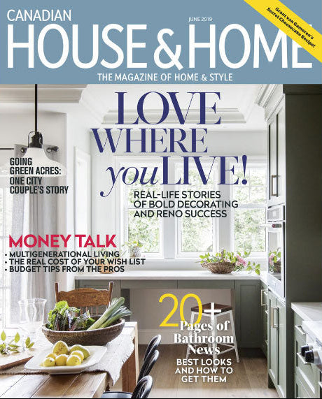 Canadian House & Home  2019 magazine cover