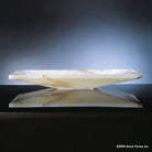 36" w Verona Vessel bath sink carved in white onyx