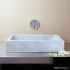 Milano Vessel bath sink in carrara marble