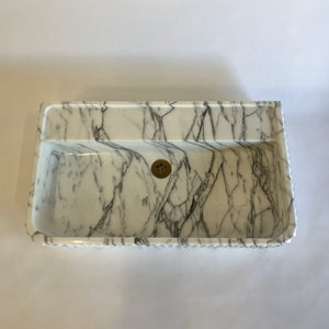 Fluted Lumbre - Arabescato Marble image 1 of 2