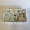 Fluted Lumbre - Arabescato Marble