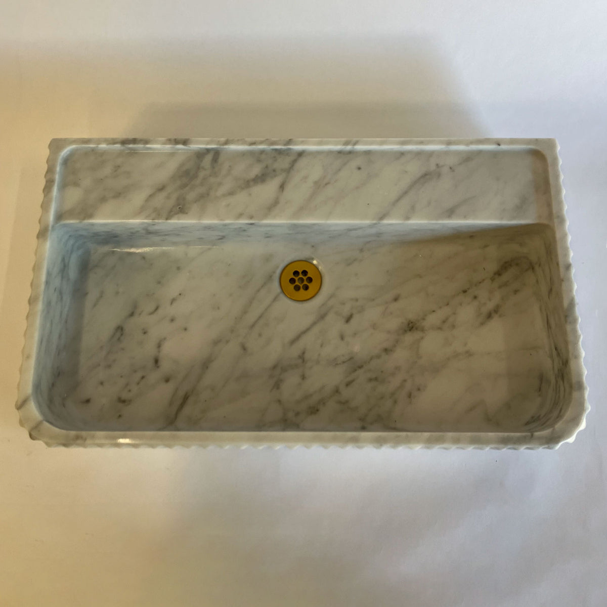 Fluted Lumbre - Carrara Marble image 2 of 2