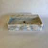 Fluted Lumbre - Carrara Marble