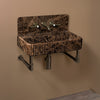 Fluted Lumbre Sink with Splash paired with Elemental Facet Wall Unit