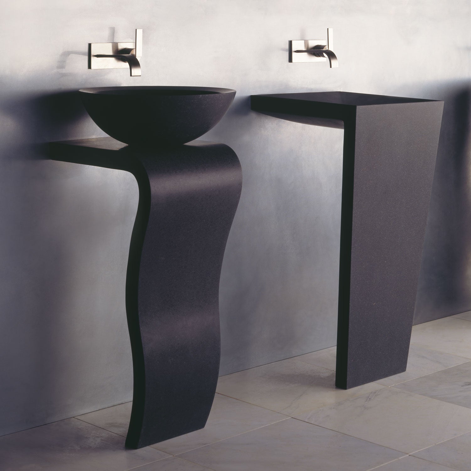 wave pedestal sink and zero pedestal sink in basalt