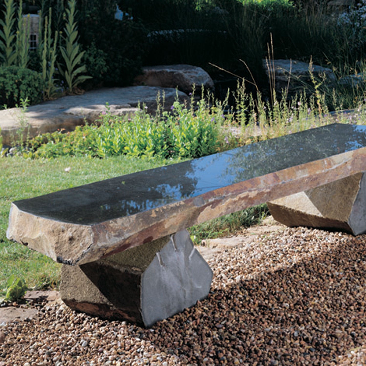 basalt bench