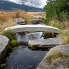 Granite Bridge over water
