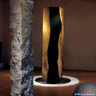 Stone Forest hand carved Basalt Column garden fountain 72" high