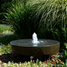 Stone Forest Natural Millstone garden fountain carved from  granite