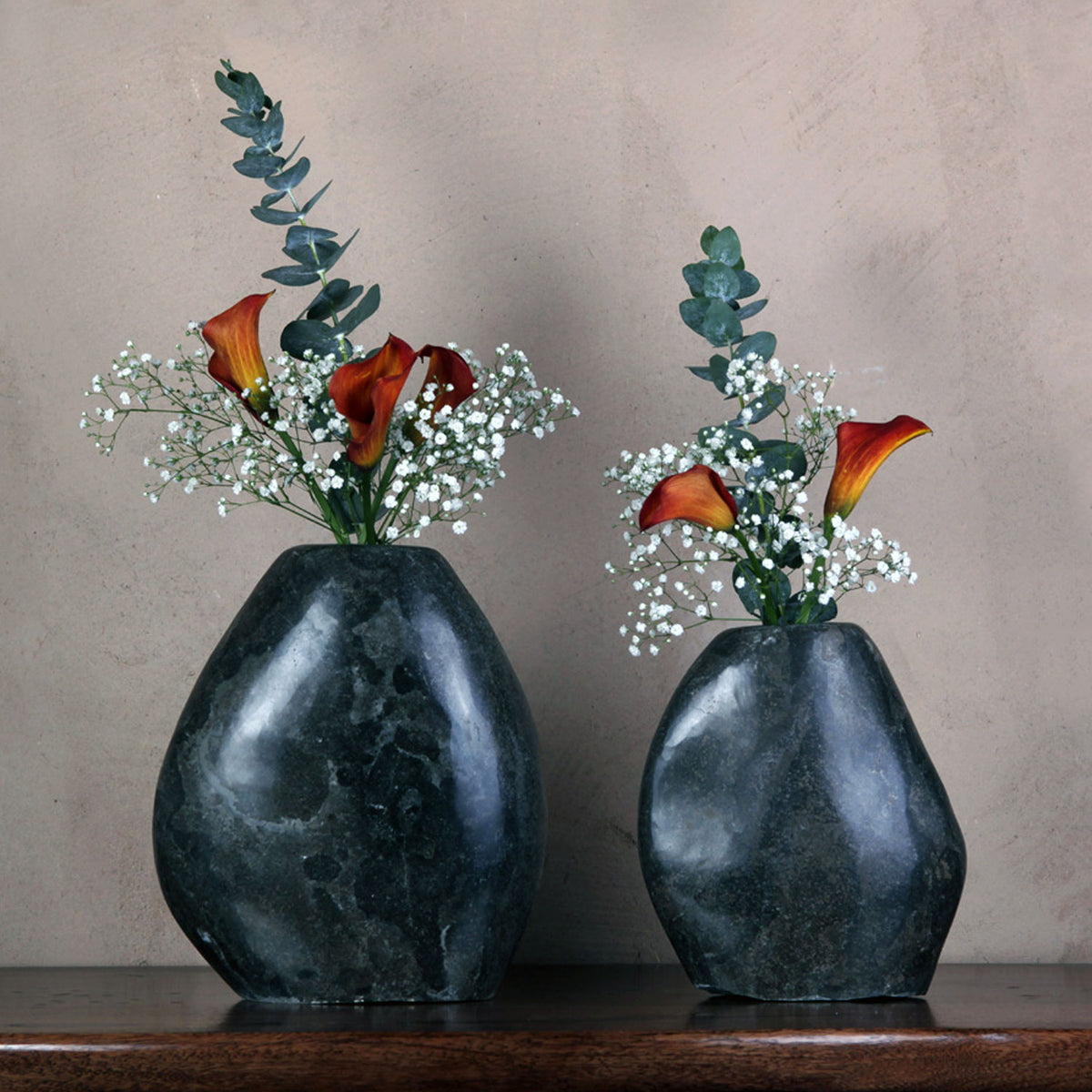 Medium Limestone Vases image 9 of 13