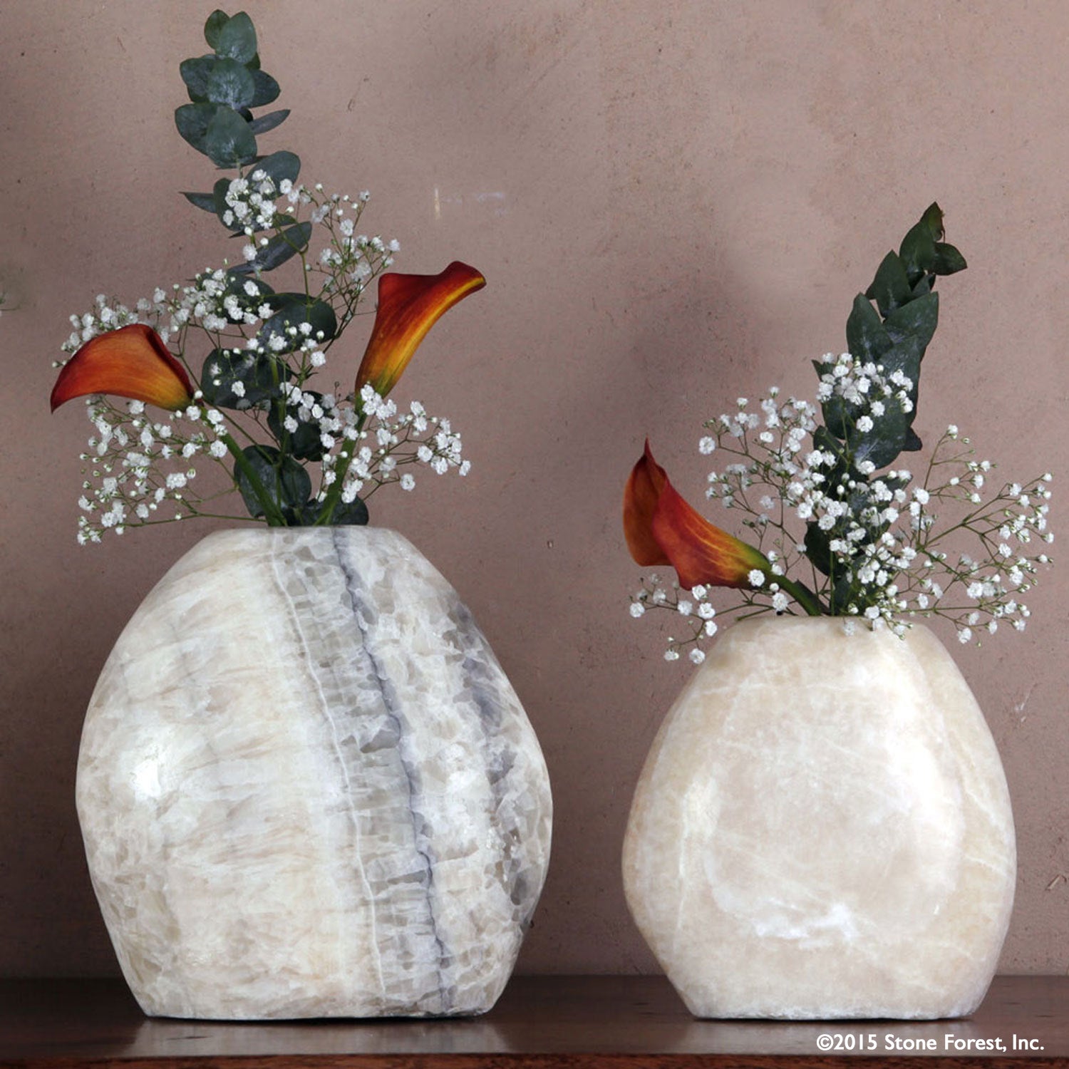 Stone Forest Pebble Vases