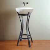 Iron Ribbon Pedestal