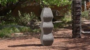 Wave Fountain - Black & White Granite product video