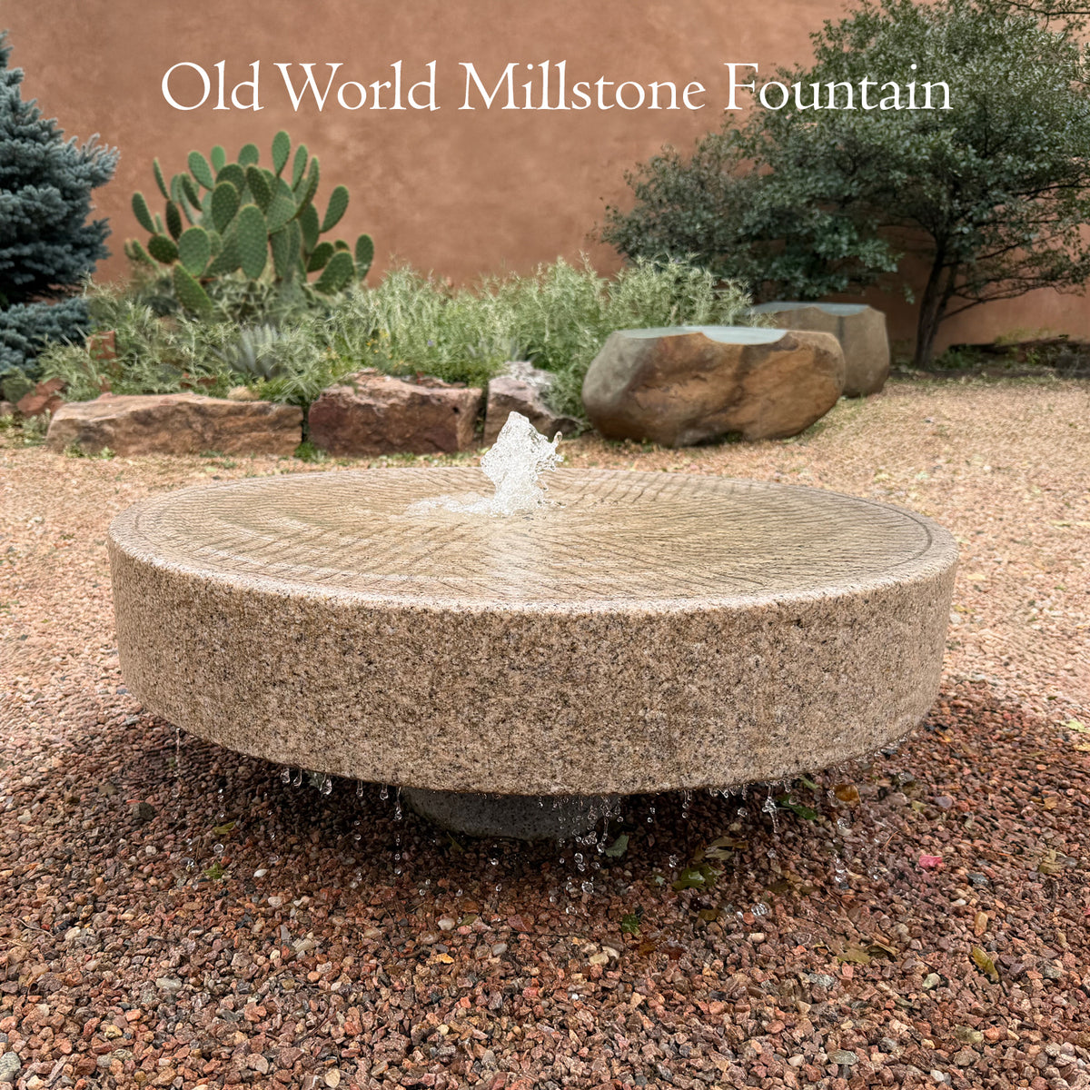 Old World Millstone Fountain Video