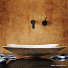 Stone Forest's Bronze Zen vessel sink is a unique bronze vessel handcrafted using traditional sand casting methods. Golden Bronze.