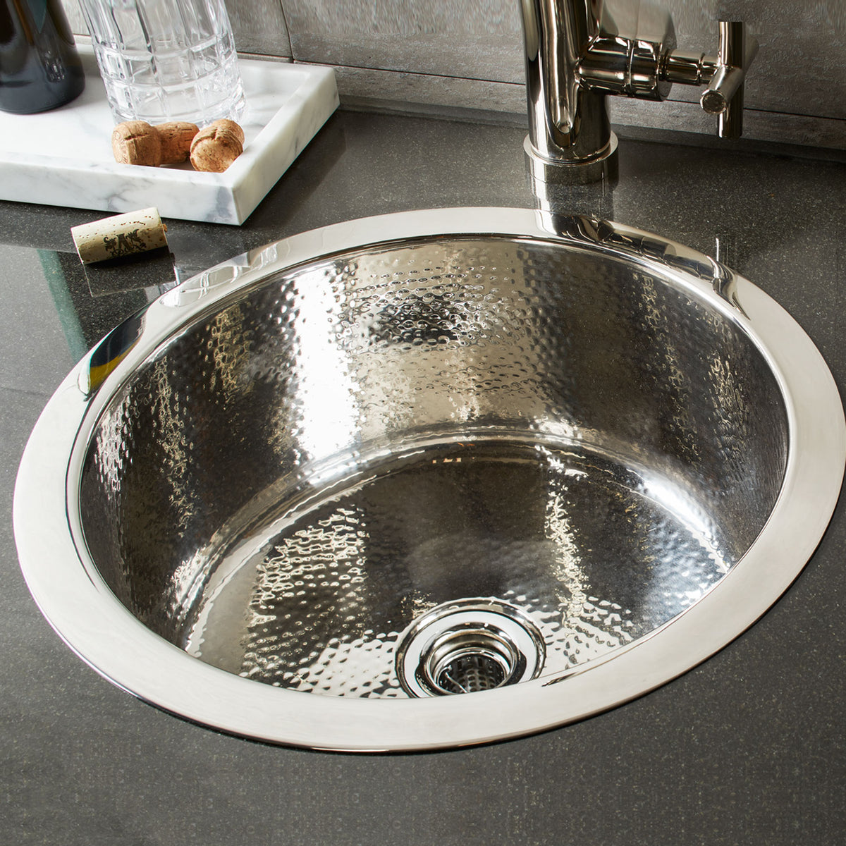 Round Stainless Bar Sink image 1 of 1