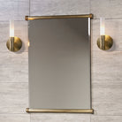 Stone Forest Elemental Classic Mirror in aged brass
