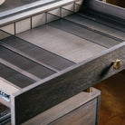Stone Forest Elemental glass drawer dividers made of gray tempered glass