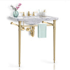 Vintage Washbasin Bath Sink carrara marble