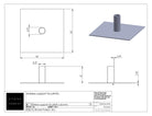 Stainless Steel Support for Onyx Plinth Fountain