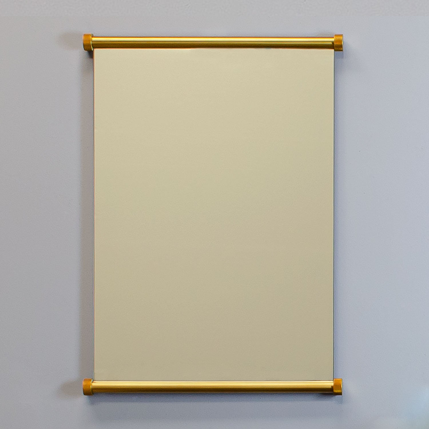 Stone Forest Elemental Classic Mirror in aged brass