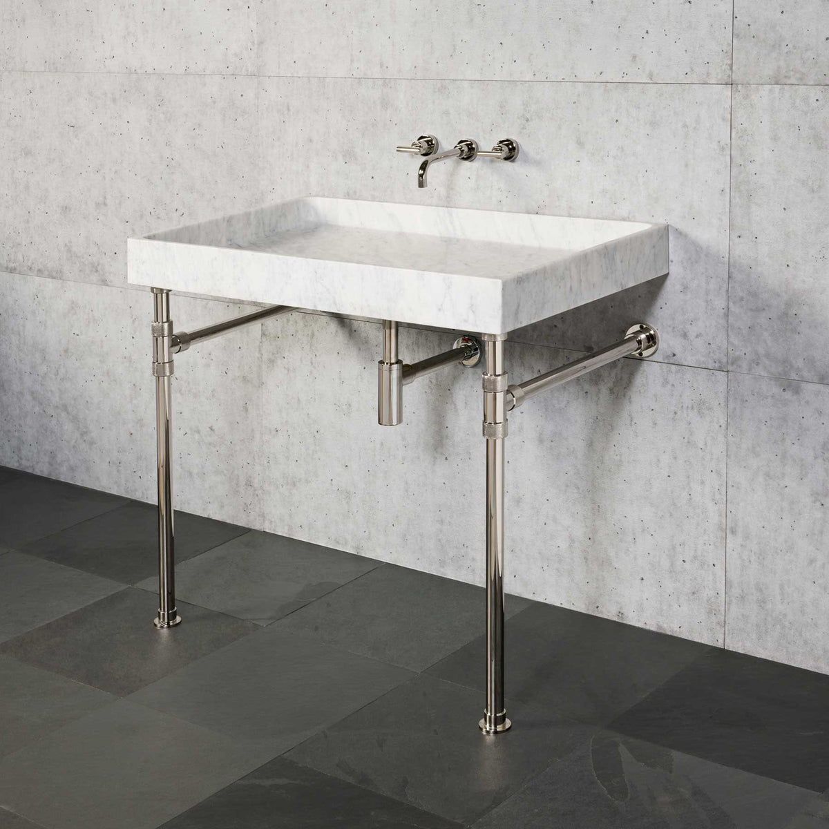 Ventus Bath Sink paired with Elemental Classic Vanity Legs image 1 of 4