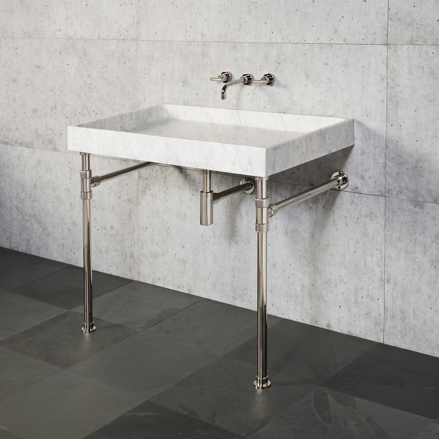 Ventus Bath Sink & Console Stone Forest Modular Bath Systems