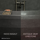 noce basalt vs antique gray limestone