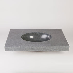 Integral Sink Prototype, Blue-Gray Granite image 3 of 4