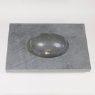 Integral Sink with countertop in Blue-Gray Granite