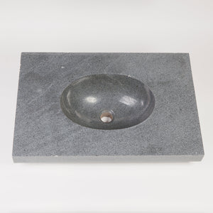 Integral Sink Prototype, Blue-Gray Granite image 2 of 4