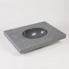 Integral Sink with countertop in Blue-Gray Granite