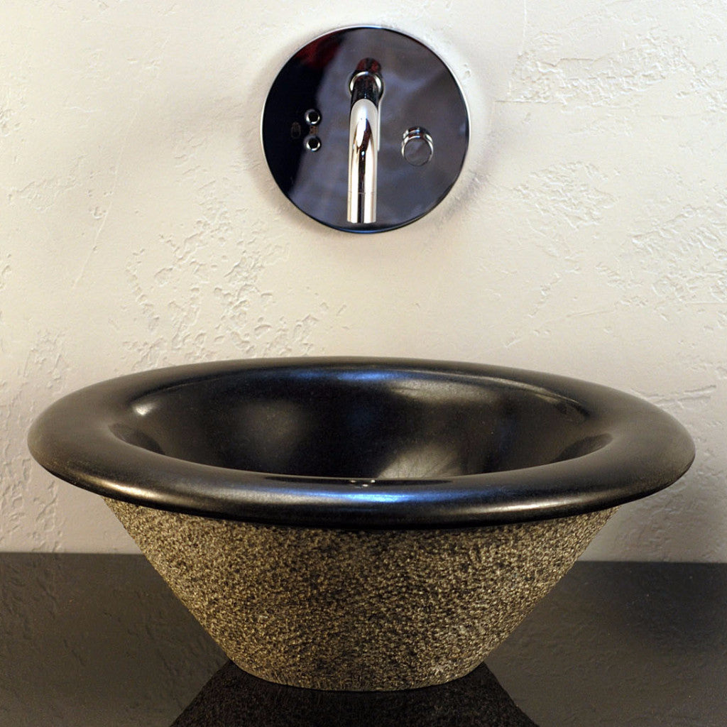 Renaissance Vessel Black Granite