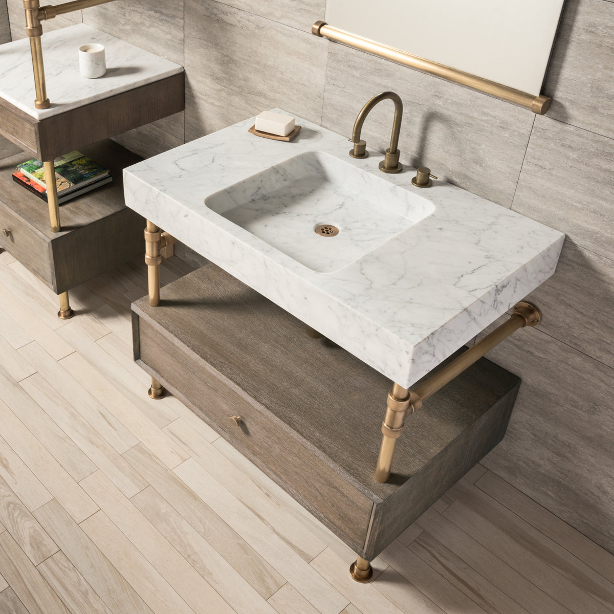 Elemental Console Sink, 36, Stone Forest