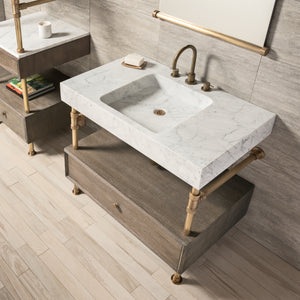Terra Bath Sink paired with Elemental Classic Drawer Vanity image 2 of 4
