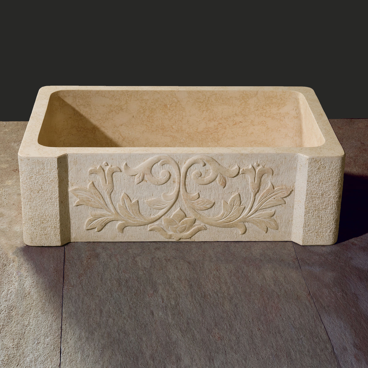 Versailles Farmsink in papiro cream marble image 2 of 2