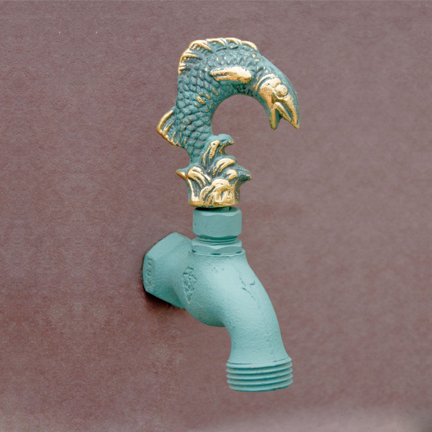 Verdi French Country Leaping Fish Hose Bibb Faucets