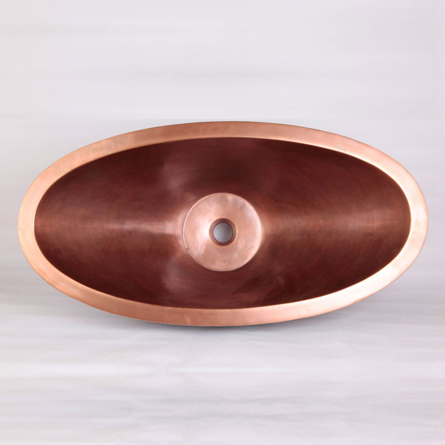 Large Hammered Copper Vessel Sink