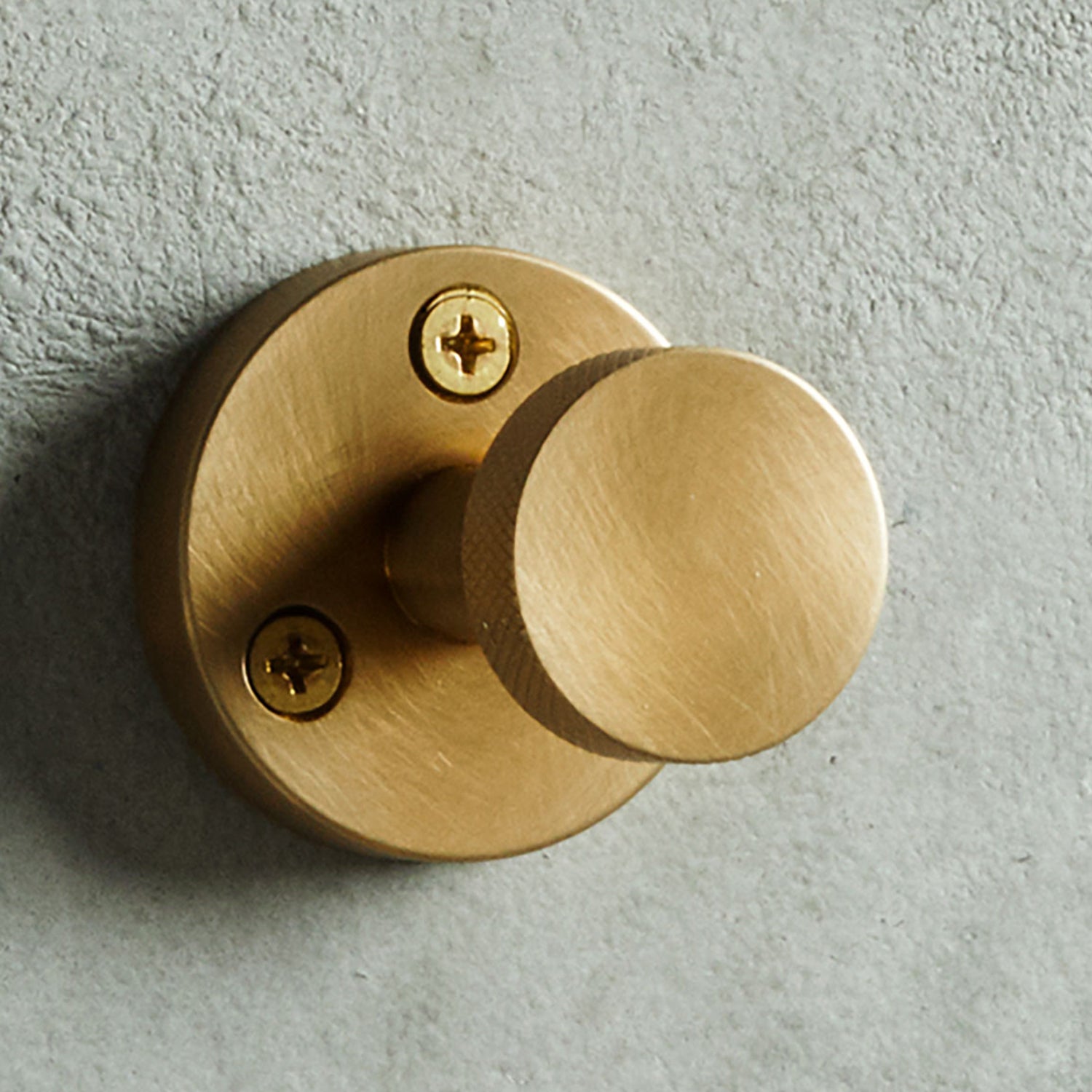 Elemental Classic Robe Hook in aged brass