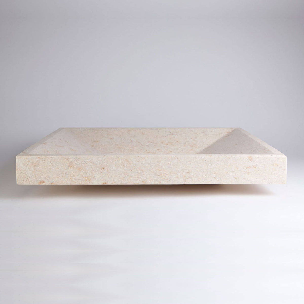 SYNC Drop-In Vessel Sink, Crema Marfil Marble image 3 of 4